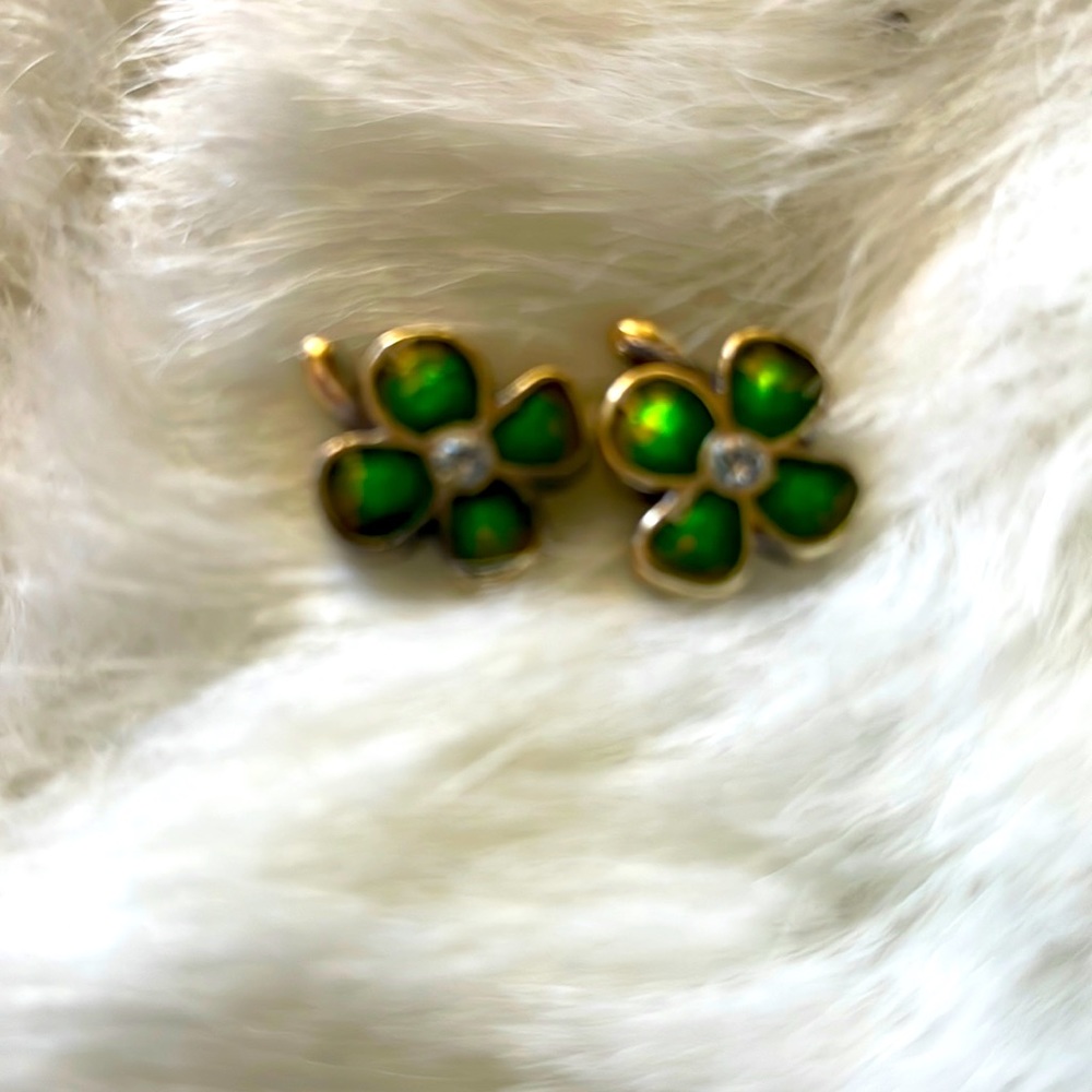 Brighton Earrings “Four Leaf Clover” Studs